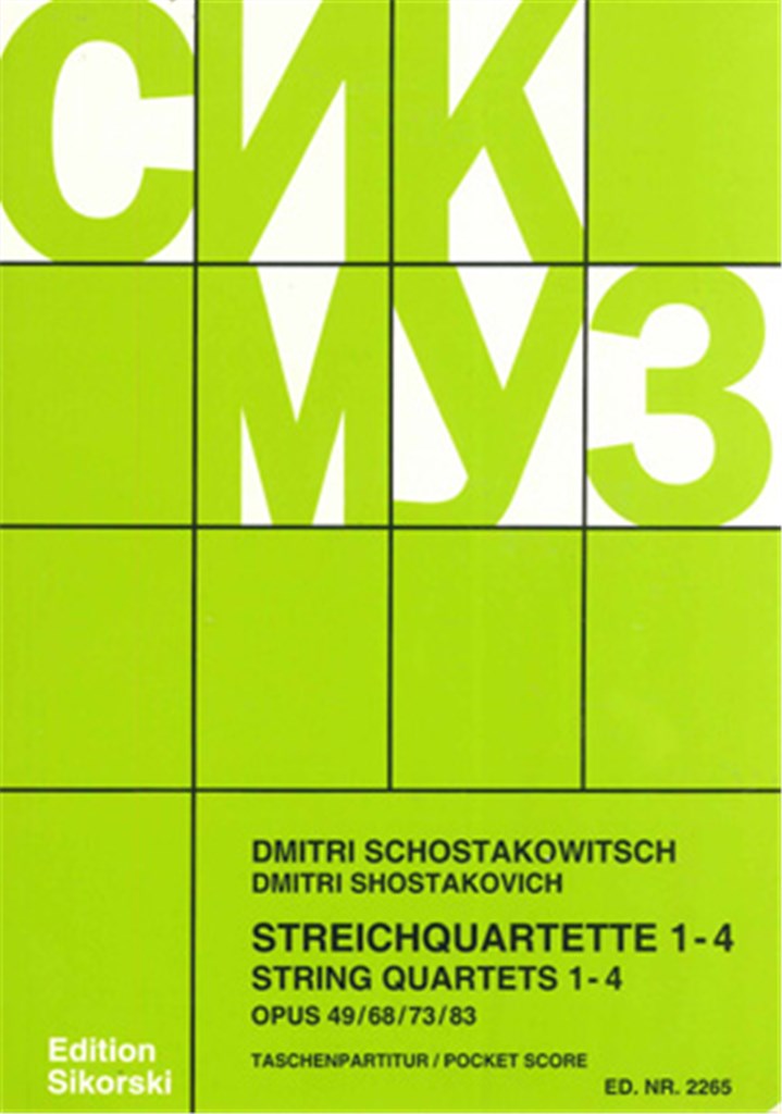 Quartetti 1-4 Op. 49, 68, 73, 83